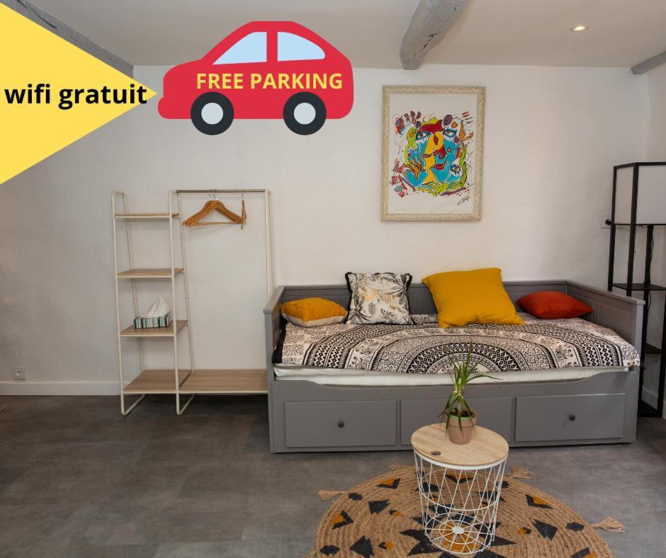 그하쓰 Studio Cosy Dans Centre Historique Avec Parking 아파트 외부 사진